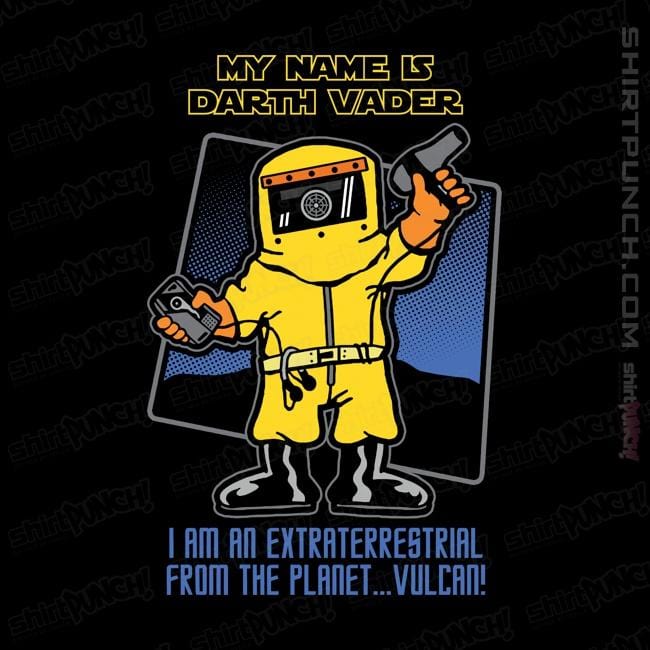 Shirts Magnets / 3"x3" / Black Vulcan Vader