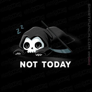 Shirts Magnets / 3"x3" / Black Not Today Death