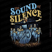 Load image into Gallery viewer, Shirts Magnets / 3&quot;x3&quot; / Black The Sound Of Silence
