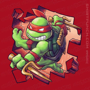 Daily_Deal_Shirts Magnets / 3"x3" / Red Toy Raph