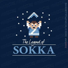 Load image into Gallery viewer, Shirts Magnets / 3&quot;x3&quot; / Navy The Legend Of Sokka
