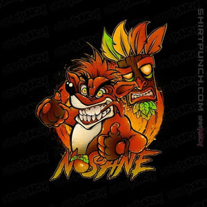 Shirts Magnets / 3"x3" / Black Nsane Bandicoot