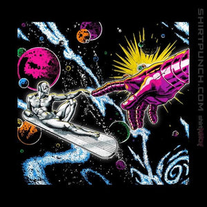 Shirts Magnets / 3"x3" / Black Creation Of Silver Surfer