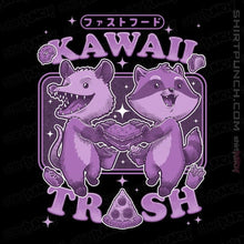 Load image into Gallery viewer, Secret_Shirts Magnets / 3&quot;x3&quot; / Black Kawaii Trash
