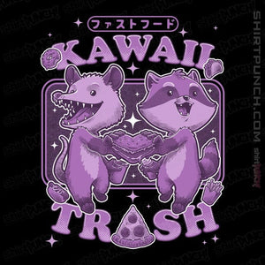 Secret_Shirts Magnets / 3"x3" / Black Kawaii Trash