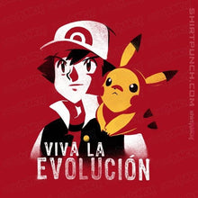 Load image into Gallery viewer, Shirts Magnets / 3&quot;x3&quot; / Red Viva La Evolucion
