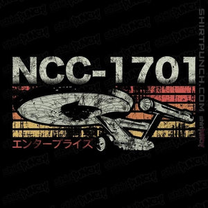 Shirts Magnets / 3"x3" / Black Retro NCC-1701