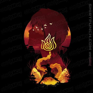 Daily_Deal_Shirts Magnets / 3"x3" / Black Firebender