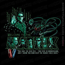 Load image into Gallery viewer, Daily_Deal_Shirts Magnets / 3&quot;x3&quot; / Black Welcome To The Matrix
