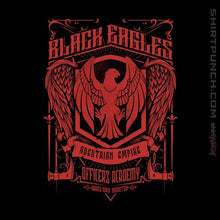 Load image into Gallery viewer, Shirts Magnets / 3&quot;x3&quot; / Black Black Eagles Officers Academy
