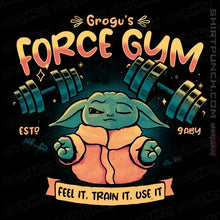 Load image into Gallery viewer, Daily_Deal_Shirts Magnets / 3&quot;x3&quot; / Black Grogu Force Gym
