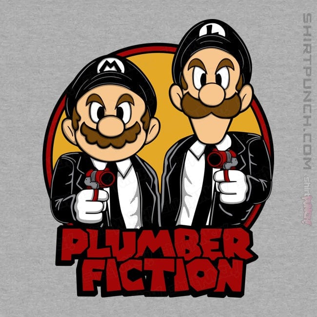 Secret_Shirts Magnets / 3"x3" / Sports Grey Plumber Fiction