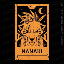Load image into Gallery viewer, Daily_Deal_Shirts Magnets / 3&quot;x3&quot; / Black Nanaki Tarot Card
