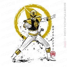 Load image into Gallery viewer, Daily_Deal_Shirts Magnets / 3&quot;x3&quot; / White White Ranger Sumi-e
