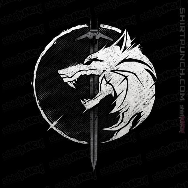 Shirts Magnets / 3"x3" / Black WH1T3 W0LF