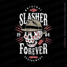 Load image into Gallery viewer, Shirts Magnets / 3&quot;x3&quot; / Black Slasher Forever
