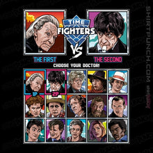 Load image into Gallery viewer, Shirts Magnets / 3&quot;x3&quot; / Black Time Fighters 1st VS 2nd

