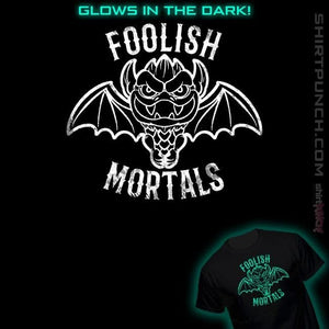 Sold_Out_Shirts Magnets / 3"x3" / Black Foolish Mortals