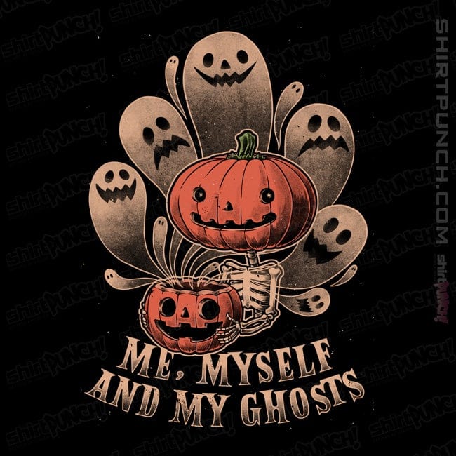 Secret_Shirts Magnets / 3"x3" / Black My Ghosts