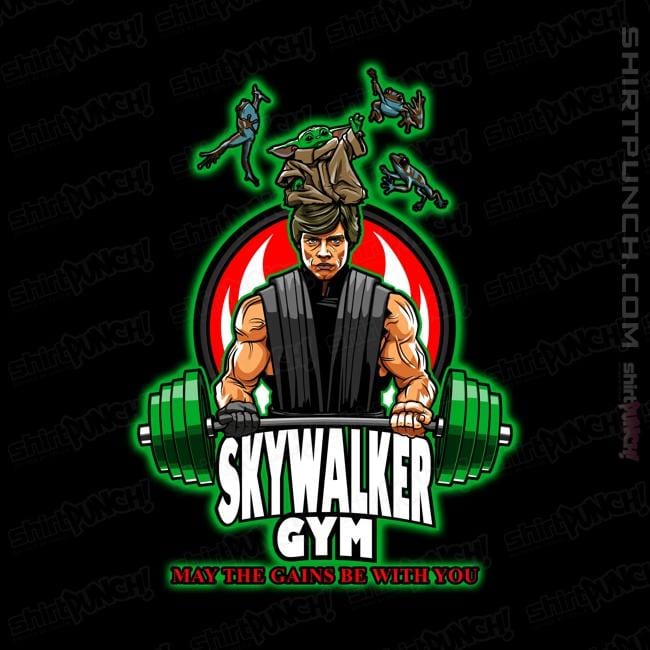 Shirts Magnets / 3"x3" / Black Skywalker Gym