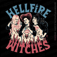 Load image into Gallery viewer, Secret_Shirts Magnets / 3&quot;x3&quot; / Black Hellfire Witches
