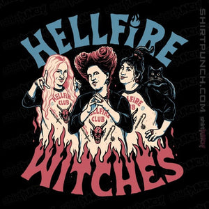 Secret_Shirts Magnets / 3"x3" / Black Hellfire Witches