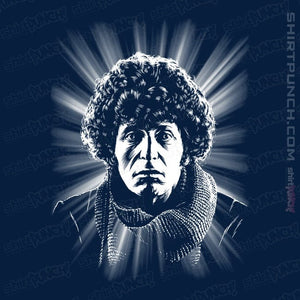 Daily_Deal_Shirts Magnets / 3"x3" / Navy Tom Baker