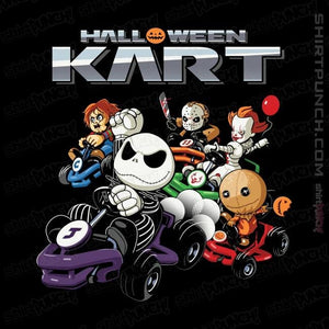 Shirts Magnets / 3"x3" / Black Halloween Kart