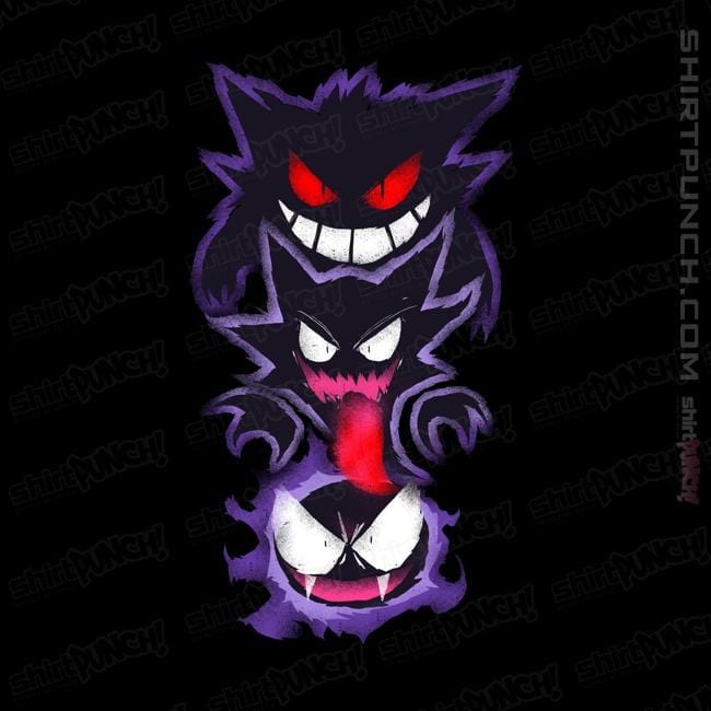 Shirts Magnets / 3"x3" / Black Ghostly Terror