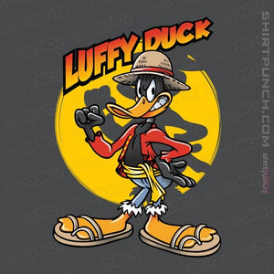 Daily_Deal_Shirts Magnets / 3"x3" / Charcoal Luffy Duck