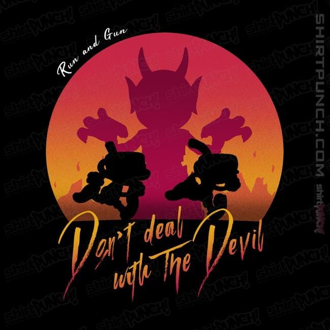 Shirts Magnets / 3"x3" / Black Don't Deal with the Devil