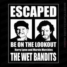Load image into Gallery viewer, Secret_Shirts Magnets / 3&quot;x3&quot; / Black The Wet Bandits Have Escaped
