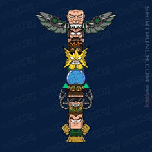 Load image into Gallery viewer, Daily_Deal_Shirts Magnets / 3&quot;x3&quot; / Navy Totem Of Villains
