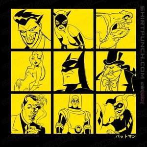 Daily_Deal_Shirts Magnets / 3"x3" / Black Batman Villains'