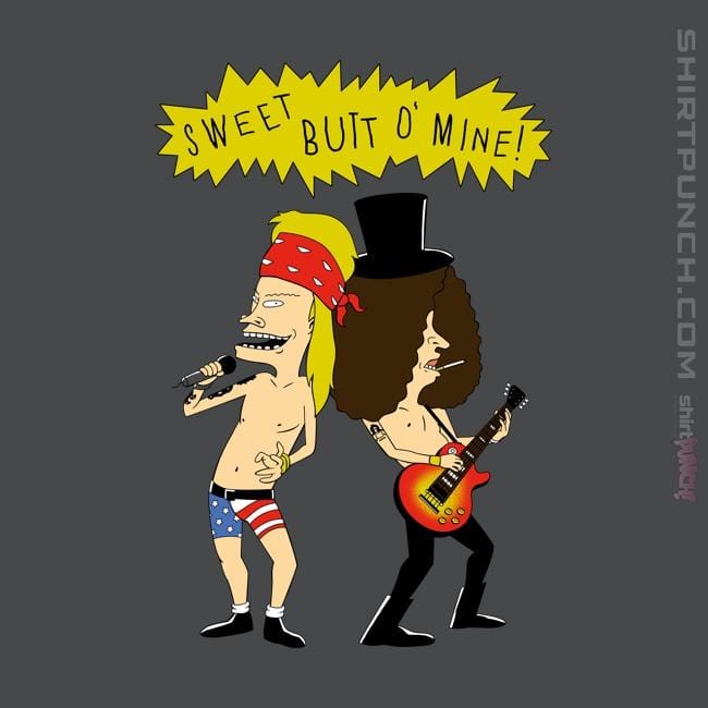 Shirts Magnets / 3"x3" / Charcoal Sweet Butt O Mine