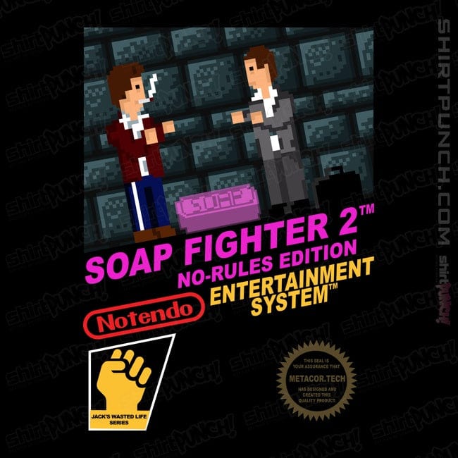 Daily_Deal_Shirts Magnets / 3"x3" / Black Soap Fighter
