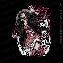 Load image into Gallery viewer, Shirts Magnets / 3&quot;x3&quot; / Black Nezuko Rage
