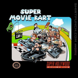 Shirts Magnets / 3"x3" / Black Super Movie Kart
