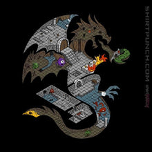 Load image into Gallery viewer, Shirts Magnets / 3&quot;x3&quot; / Black Dungeons In Dragons
