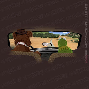 Daily_Deal_Shirts Magnets / 3"x3" / Dark Chocolate Classic Road Trip Adventurea