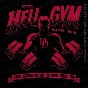Daily_Deal_Shirts Magnets / 3"x3" / Black Hell Gym