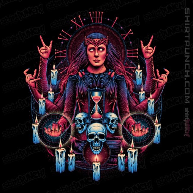 Daily_Deal_Shirts Magnets / 3"x3" / Black Wonderful Witchcraft
