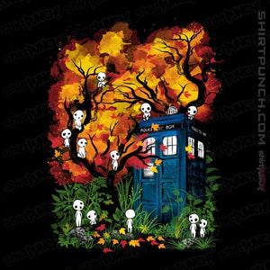 Secret_Shirts Magnets / 3"x3" / Black Doctor In The Forest