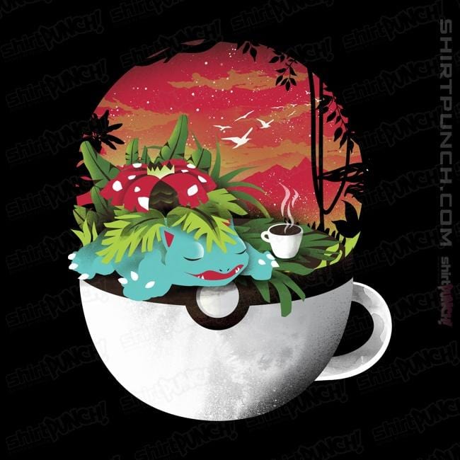 Shirts Magnets / 3"x3" / Black Cup Of Grass