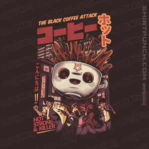 Shirts Magnets / 3"x3" / Dark Chocolate Black Coffee Attack