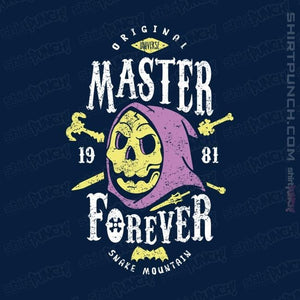 Shirts Magnets / 3"x3" / Navy Skeletor Forever