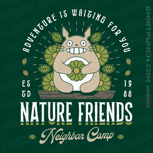 Secret_Shirts Magnets / 3"x3" / Forest Nature Neighbor Camp