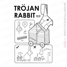 Load image into Gallery viewer, Secret_Shirts Magnets / 3&quot;x3&quot; / White The Trojan Rabbit
