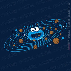 Daily_Deal_Shirts Magnets / 3"x3" / Navy Cookie Orbit