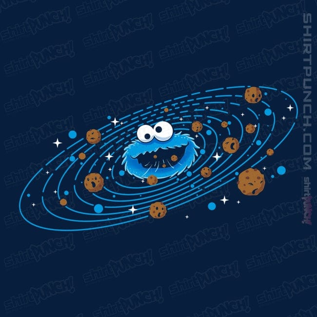 Daily_Deal_Shirts Magnets / 3"x3" / Navy Cookie Orbit